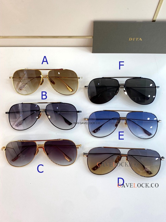 Copy DITA Alkamx two dts 101 Aviator Sunglasses